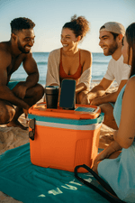 Cooler Nevera 32 Litros Naranjo Termolar-1759419668136