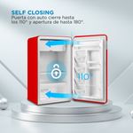 Frigobar 93 Litros Rojo Mdrd142Fge13 Midea-1759420144018