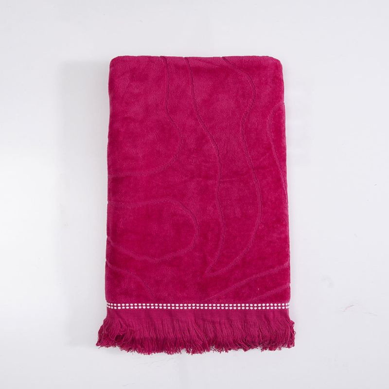 Toalla De Playa 80X160Cm 3D Flores Fucsia Mashini-1759420406362