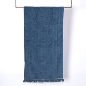 Toalla De Playa 80X160Cm 3D Flores Azul Mashini