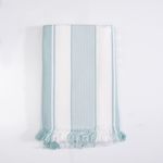 Toalla De Playa 80X160Cm Turca Rayas Celeste Blanco Mashini-1759420640730
