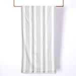 Toalla De Playa 80X160Cm Turca Rayas Beige Blanco Mashini-1759420678775