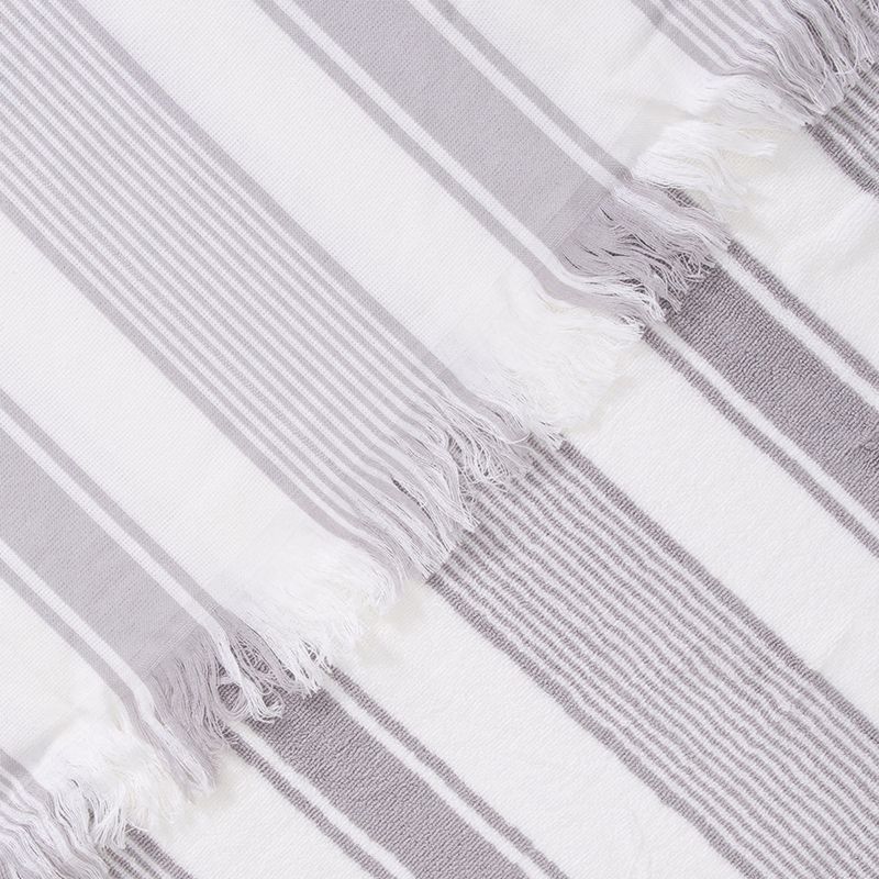 Toalla De Playa 80X160Cm Turca Rayas Beige Blanco Mashini-1759420674239
