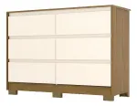Comoda 6 Cajones Ravena Nature Off White Henn-1759762361389