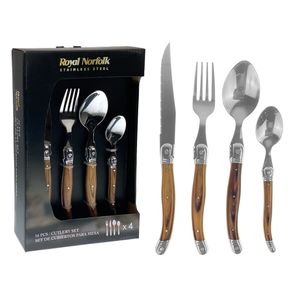 Cuchilleria Acero Inoxidable Cafe 16 Unidades Royal Norfolk