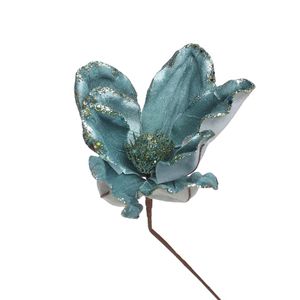 Flor De Navidad Magnolia Verde Menta 24X30Cm Miro