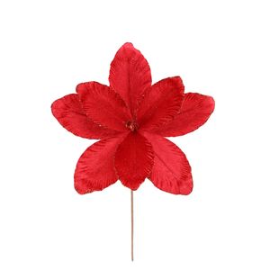 Flor De Navidad 23X30Cm Rojo Miro