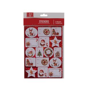 Etiqueta Navideñas 16 Unidades Regalo Miro