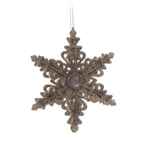 Adorno De Navidad Decolgante Estrella Champagne 1X12Cm Miro