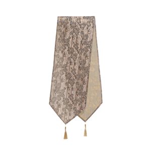 Camino De Mesa Navidad 30X182Cm Azul Plateado Miro