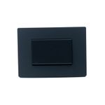 Interruptor Simple Teclon 9/12 16A Noir Mate S33 Sinthesi-1760186123539