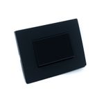 Interruptor Simple Teclon 9/12 16A Noir Mate S33 Sinthesi-1760186145452