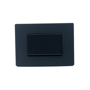 Interruptor Conmutador Teclon 9/24 16A Noir Mate S33 Sinthesi