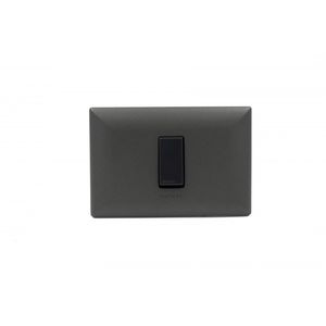 Interruptor Embutido Simple 9/12 16A Grafito S17 Sinthesi