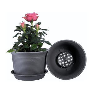 Macetero 24X17Cm Gris Oscuro Casa Viva
