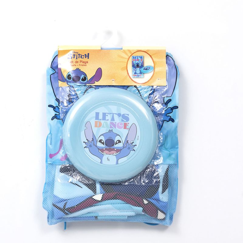 Toalla De Playa 70X140Cm + Frisbit Stitch Boggie Mashini-1761396699794