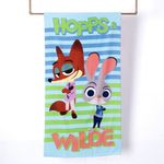 Toalla De Playa 70X140Cm + Tesoro Zootopia Hopps Mashini-1761397462055
