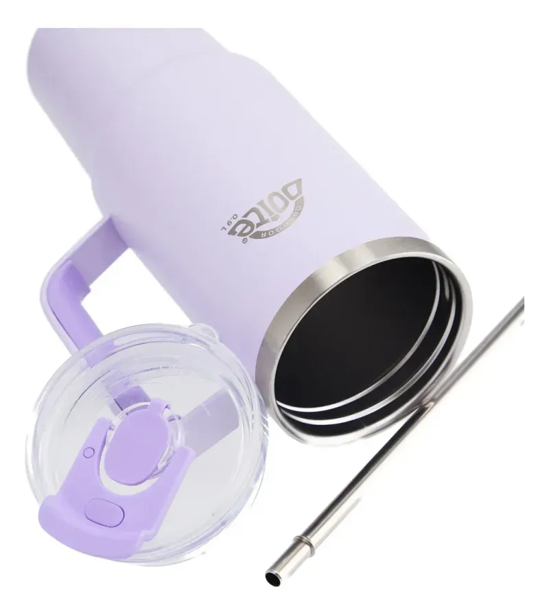 Vaso Termico 900Ml Con Bombilla Every Lilac Doite-1761403101129