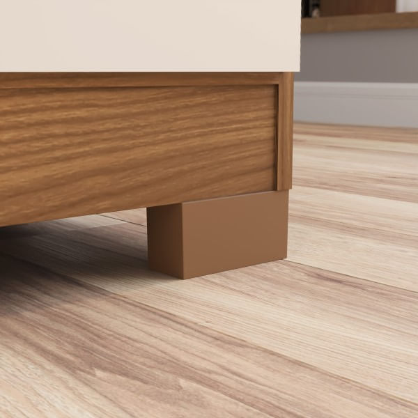 Closet 4 Puertas + 3 Cajones Caju Nature Henn-1761765122341