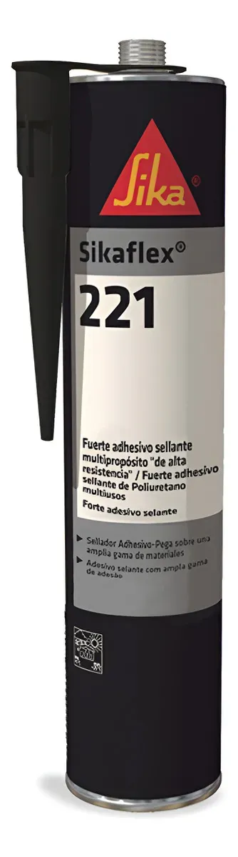 Sikaflex 221 Sellador Poliuretano Negro 300Ml-1762260663399