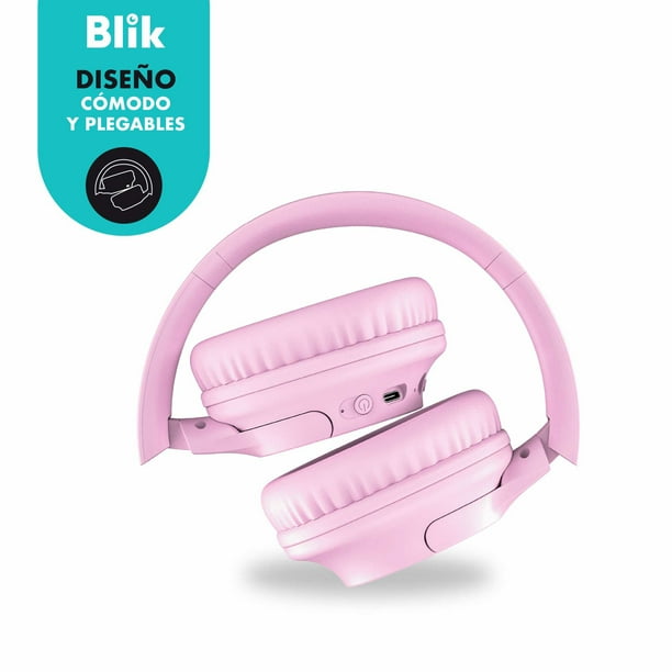 Audifonos Inalambricos Over Ear Soul 250 Rosado Blik-1762287494407