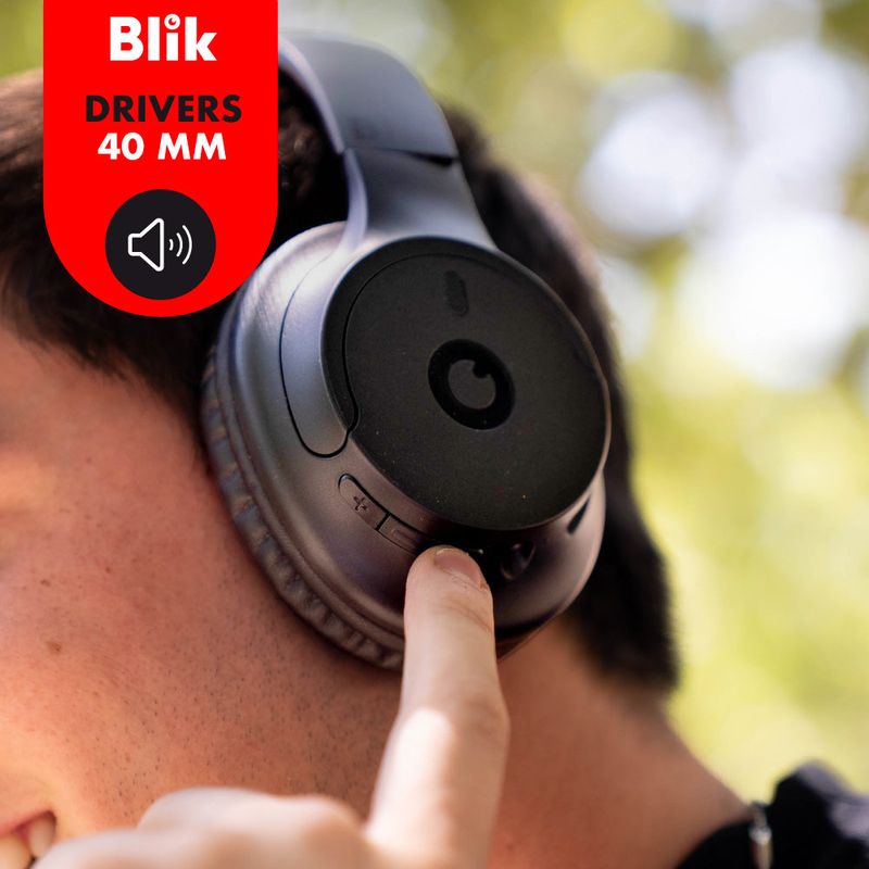 Audifonos Inalambricos Over Ear Soul 250 Negro Blik-1762287708164