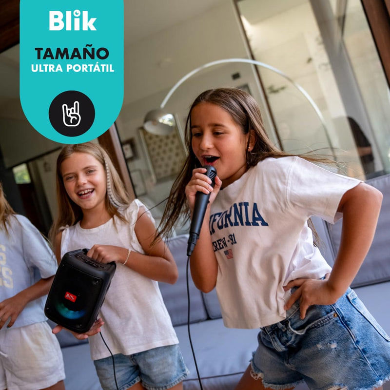 Parlante Karaoke Con Microfono Voice Blik-1762288062244