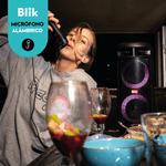 Parlante Karaoke Con Microfono Upsound 3 Blik-1762288131127