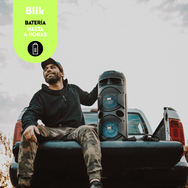 Parlante Karaoke Con Microfono Screamer 3 Blik-1762288246995