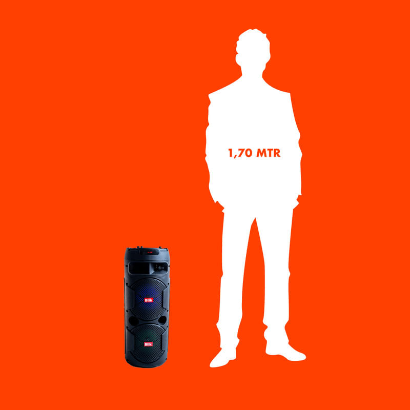 Parlante Karaoke Con Microfono Screamer 3 Blik-1762288257629