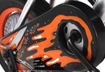 Bicicleta Aro 12 Infantil Motobike Plata Naranja Oxford-1762288656057