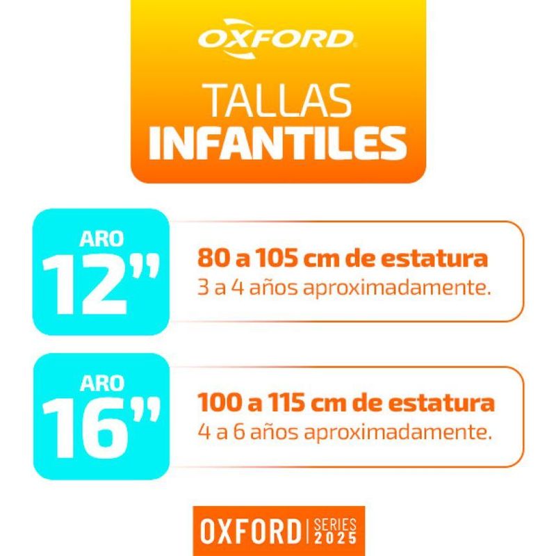 Bicicleta Aro 12 Infantil Motobike Plata Naranja Oxford-1762288659948