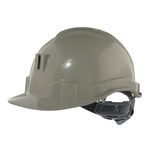 Casco De Construccion Gris Con Arnes-1762288929096