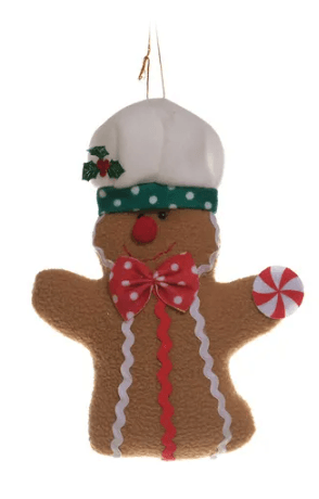 Adorno De Navidad Colgante Galleta Jengibre 19X10X4Cm Miro-1762542328296