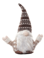 Figura Navideña Santa 38Cm Color Chocolate Miro-1762549280084