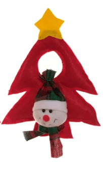 Adorno De Navidad Colgante Árbol Rojo 20Cm Miro-1762549538547