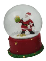 Figura Navideña Bola De Agua 6.5X6.5X8.6Cm Santa Miro-1762661317499