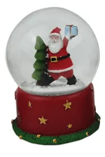 Figura Navideña Bola De Agua 6.5X6.5X8.6Cm Santa Miro-1762661321398