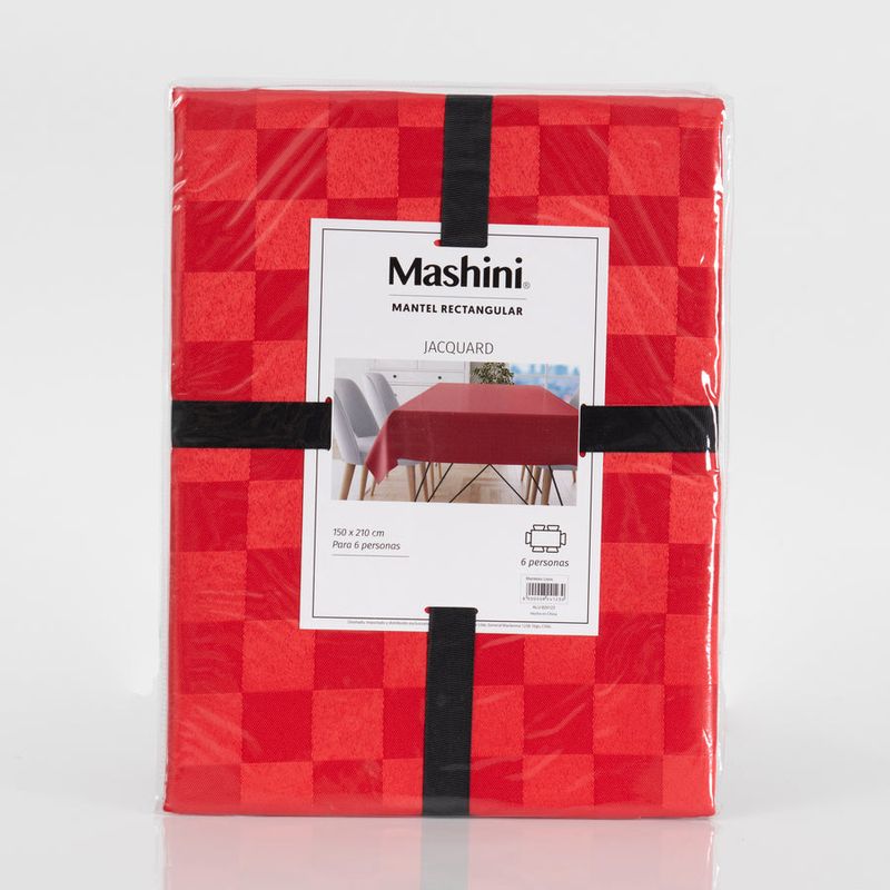 Mantel De Mesa 150X210Cm Rojo Mashini-1763124825412