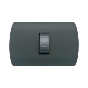 Interruptor Embutido 9/24 10A Noir Notti Aris Pro Mate Mec