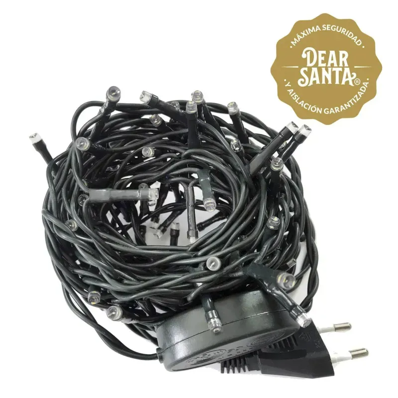 Luces De Navidad 100 Led Blancas Dear Santa-1761397729142