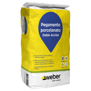 Pegamento para Porcelanato en Polvo 25 Kg Weber
