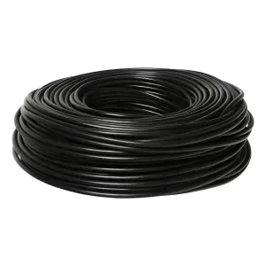 Cordon Flex 2 X 0,75 Negro Rollo 10Mts