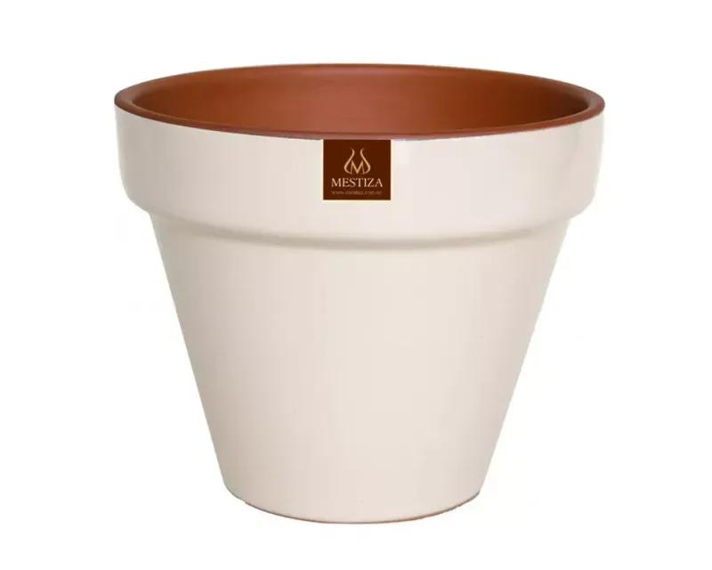 Macetero 15Cm Estandar Blanco Mestiza-1763560015912