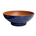Macetero 32Cm Bowl Bajo Azul Imperial Mestiza-1763560385857