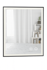 Espejo Con Luz 80X60Cm Marco Negro Taumm-1763573239212