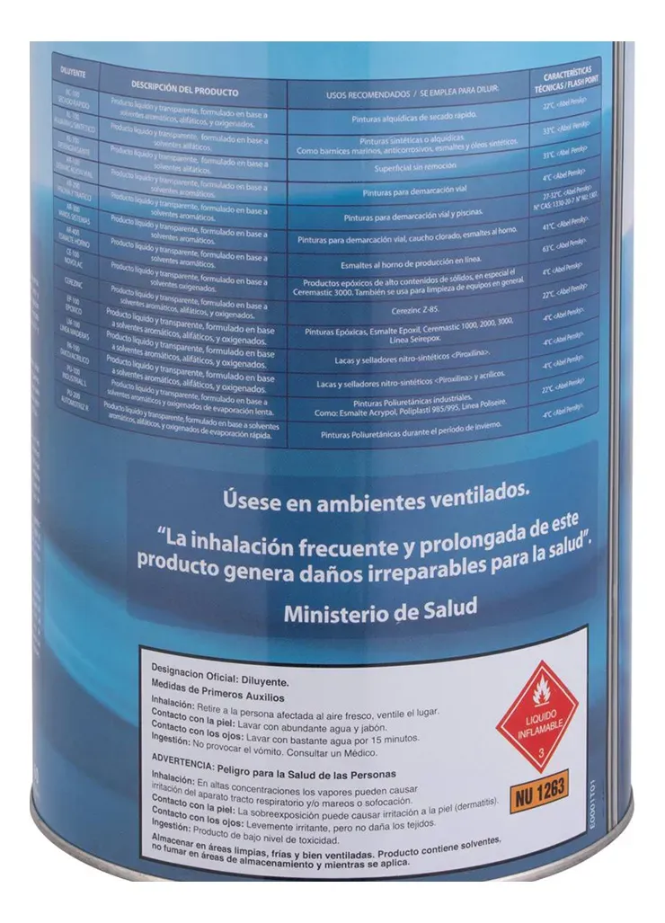 Diluyente Para Pintura de Piscina 1Galon Ar-200-1763646356021