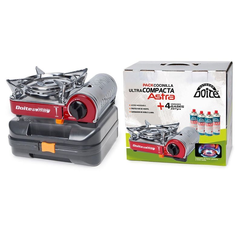 Cocinilla Astra + 4 Unidades De Gas Doite-1763759677343