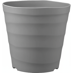 Macetero 27X30Cm Gris Casa Viva