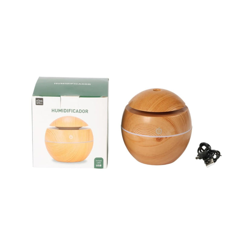 Humidificador Aromatizador Usb Efecto Madera Homewell